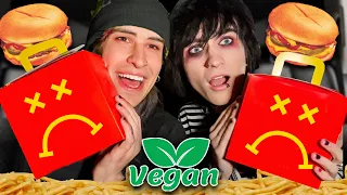 We Tried Vegan Mcdonalds (Mr.Charlies)