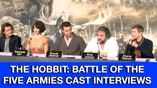 THE HOBBIT 3 The Battle of the Five Armies Cast Interviews