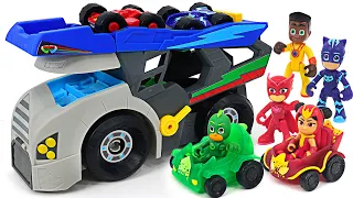 PJ Masks Power Heroes Hero Hauler Truck with Duo Racer! Defeat the villain! | DuDuPopTOY