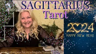 SAGITTARIUS - Next 12 Months Predictions! Peek Into 2024! Sagittarius Tarot