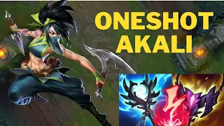 THE NEW AP ONESHOT AKALI BUILD IS ACTUALY TERRIFYING...