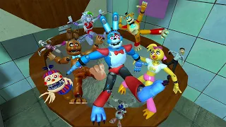 🚽TOILET SPARTAN KICKING FNAF SECURITY BREACH ANIMATRONICS in Garry's Mod!