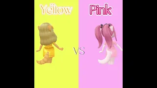 Yellow outfit 🆚 Pink outfit 💛💗 My Talking Angela 2 😊 #mytalkingangela2 #shorts