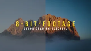 Color Grading 8 Bit Footage // Color Grading Drone Footage