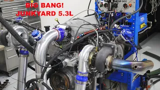 JUNKYARD (BIG BANG) SBE 5.3L LS TWIN TURBO-MAX BOOST!!