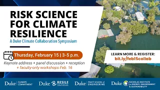 Panel Discussion: Risk Science for Climate Resilience