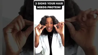 3 SIGNS YOUR HAIR NEEDS PROTEIN! 💁🏾‍♀️