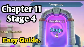 Lords Mobile Vergeway Chapter 11 Stage 4 | Lords Mobile Vergeway | Lords Mobile