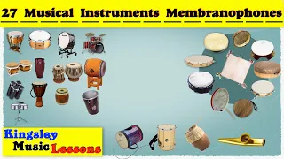 Membranophones: 27 Musical Instruments, Pictures & Video | Ethnographic Classification | Kingsley Mu