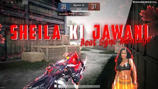 Sheila Ki Jawani🥵🔥 BGMI Beat Sync Montage | DangerDevil @tseries