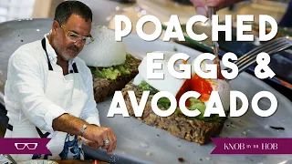 EASY BREAKFAST RECIPE - POACHED EGGS & AVOCADO ON TOAST | KNOB BY THE HOB | STEVEN DAVIES | #recipe