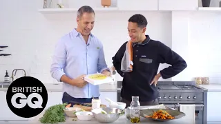 Ottolenghi and Loyle Carner cook delicious vegetarian dishes | British GQ