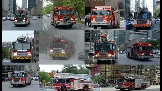 POMPIERS MONTREAL FIREFIGHTERS IN ACTION / FIRE TRUCKS RESPONDING / COMPILATION / BEST OF 2019 / 65X