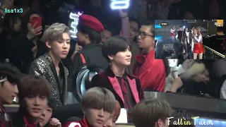 161202 Taemin, BamBam, NCT reaction to Twice win Song of the year @MAMA 2016