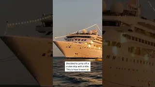 Jumping Off A Cruise Ship... With a Kite!!!