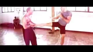 Van Damme and Georges St Pierre   Martial Arts training