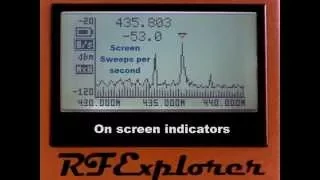 Introducing RF Explorer - Handheld Spectrum Analyzer