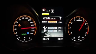 Mercedes Benz AMG GTS launch Control 0-300 KM/h