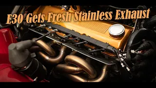 BMW e30 Winter Update: Ireland Engineering Racing Header Full Stainless Exhaust (Ep 4)