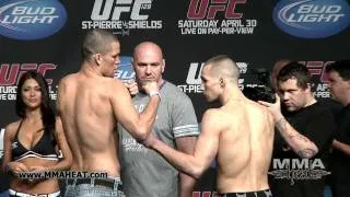 UFC 129: Nate Diaz vs Rory MacDonald: Weigh-In + Face-Off