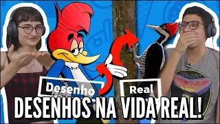 JOVENS REAGEM A PERSONAGENS DE DESENHO NA VIDA REAL - CULTURAS INSANAS