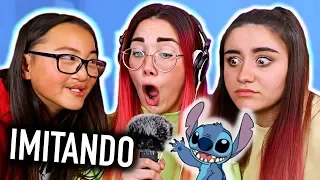 IMITANDO VOCES DE DIBUJOS ANIMADOS FAMOSOS!! | Carla Laubalo