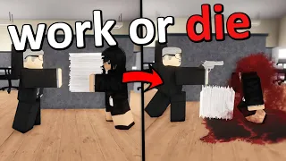 WORK A CORPORATE OFFICE JOB IN ROBLOX OR DIE...