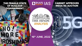 'The Hindu' Newspaper Analysis for 16th June 2022. (Current Affairs for UPSC/IAS)