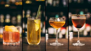 Irish Whiskey Cocktails. Four easy recipes with Irish Whiskey