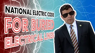 National Electric Code for buried electrical lines