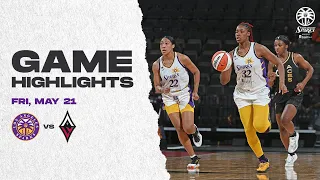 Game Highlights: May 21, 2021 Los Angeles Sparks vs. Las Vegas Aces