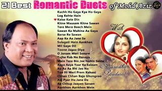 Mohd Aziz Hit Songs | 21 Best Romantic Duets | | Best Bollywood Songs | Bollywood Best|