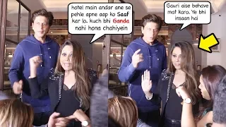 Shah Rukh Khan's Wife Gauri Khan shows sh0cking ATTITUDE to Media at launch of New restaurant