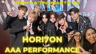 ARMY-A'TIN FRIENDS Hori7on AAA 2023 performance reaction