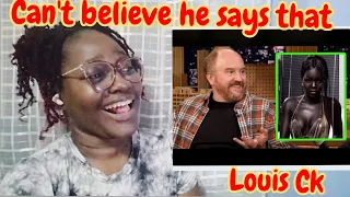 BLACK WOMAN REACT TO _Louis CK " roasting black people for 8 minutes " REACTION