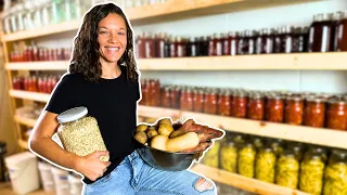 FOOD SECURITY: Full Tour of Our Basement Grocery Store (plus tips!)