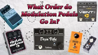 Pedalboard Order Part 1: What Order Do Modulation Pedals Go?