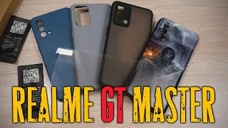 Бампера, Стекла, Гидрогелиевая пленка для Realme GT Master Edition