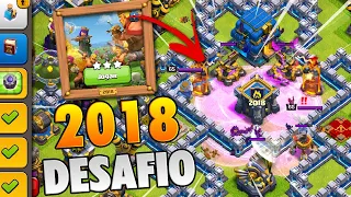 [DESAFIO 2018] COMO COMPLETAR O NOVO DESAFIO DE ANIVERSÁRIO DO CLASH OF CLANS