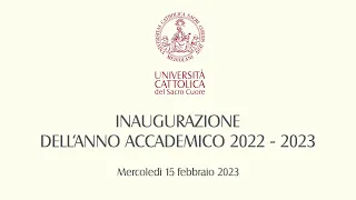 Inaugurazione Anno Accademico 2022 - 2023 Sede di Roma