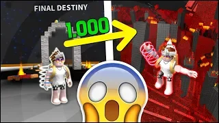 JOGUEI A ULTIMA FASE SECRETA DE 1000 ROBUX do SPEED RUN 4 no ROBLOX! 😨 (Macabro)