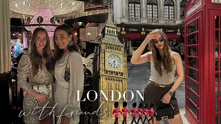 LONDON WITH FRIENDS: PRADA CAFÉ, MEETING THE ROYALS, LUXURY SHOPPING AT HARRODS & MORE – TRAVEL VLOG