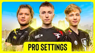 The BEST CS2 Settings with S1mple, m0nesy and ropz