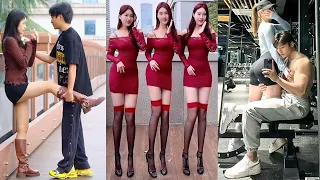 Top Funniest Couple Fashion Moments on TikTok China ❤️ Street Moments P#176