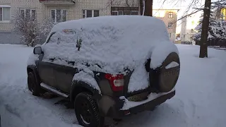 замки дверей на морозе не открываются. УАЗ Патриот