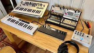 Running - Volca FM2, Bass, Keys, Microcosm