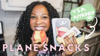 SNACKS FOR THE AIRPLANE // TSA APPROVED snacks + HOW TO PACK THEM