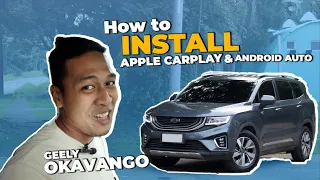 How to Install Apple Carplay and Android Auto on your Geely Okavango