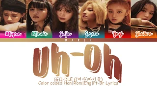 (G)I-DLE ((여자)아이들) – Uh-Oh (Color Coded Lyrics/Han/Rom/Eng/Pt-Br)