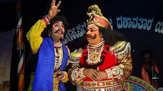 Yakshagana -- Banatha Bangar - 9 - Vagenadu - Navoor Gangadhara Shetty - Kodapadavu - Panja Hasya